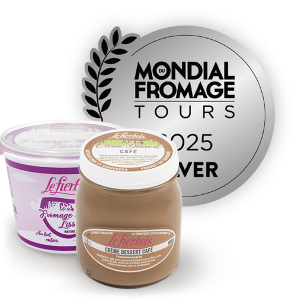 Médailles 2025 MDF ARGENT café fromage blanc
